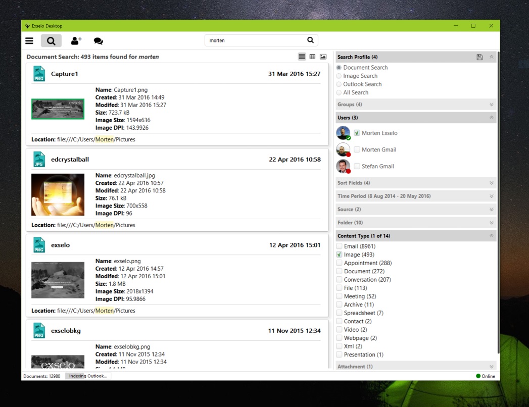 exselo desktop